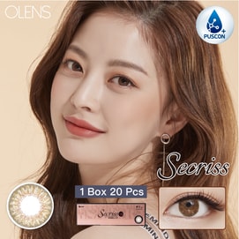【Daily】OLENS SECRISS 3con #Natural Brown 14.2mm 20pcs -1.50(150)