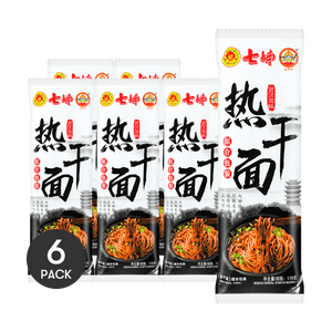 Authentic Wuhan-Style Hot Dry Instant Noodles, 5.99oz *6【6 Packs】