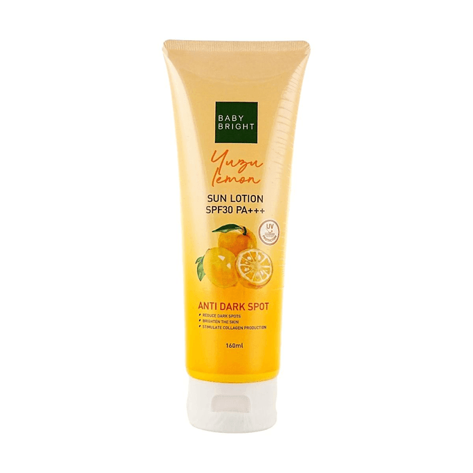 Yuzu Lemon Sun Lotion, Sunscreen, SPF30 PA+++, 5.41 fl.oz.