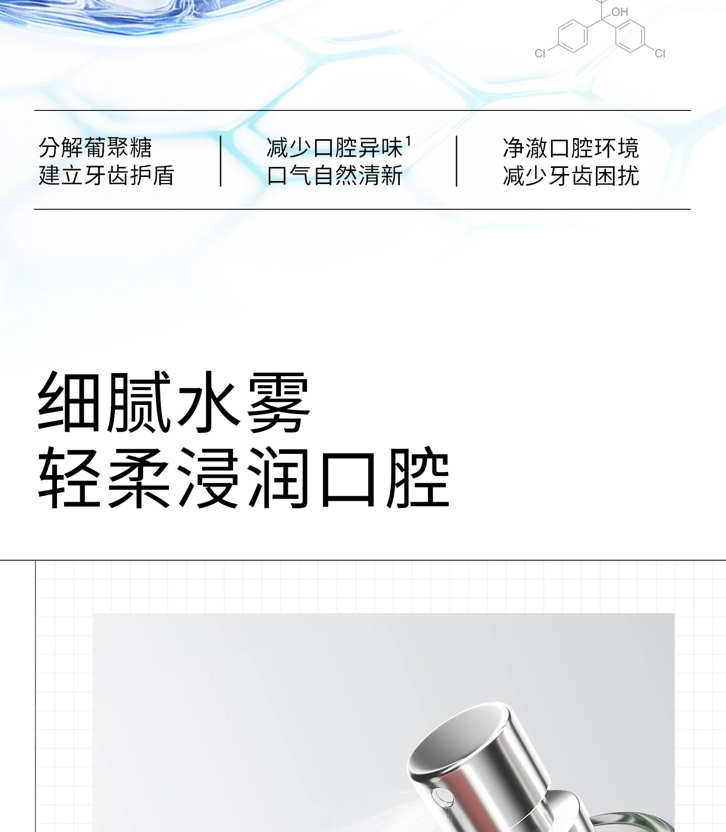 【中國直郵】 白惜 【新品】口腔清新噴霧 香氛口氣清新接吻持久留香便攜 無花果露口噴 15ml 贈漱口水