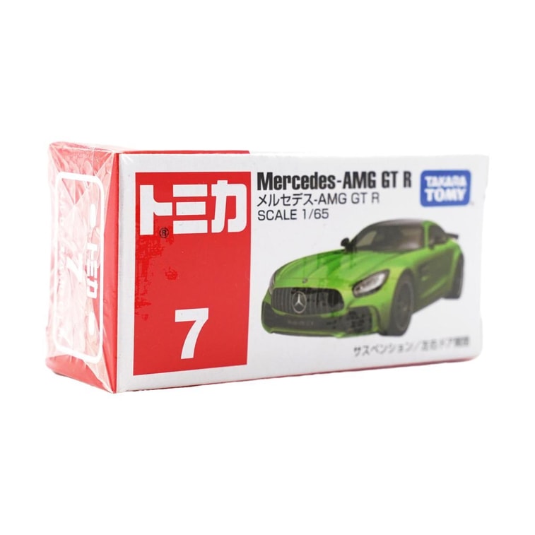 日本TOMICA多美卡 合金小汽车模型 玩具车仿真汽车 No.7 梅赛德斯-AMG GT R 9