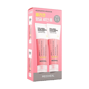 韓國MEDIHEAL美迪惠爾 膠原蛋白煥亮緊緻潔面乳套裝 120ml*2支【提升彈性 細膩膚質】