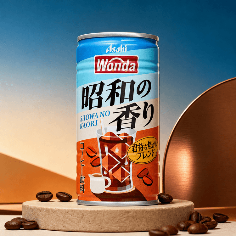 ASAHI Wonda Showa No Kaori Coffee 6.25 fl oz - Yami.com