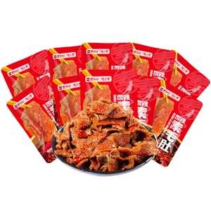  Homesick mountain vegetarian hairy tripe spicy vegetarian tripe konjac shuang Hunan specialty spicy flavor 7g*10 packs