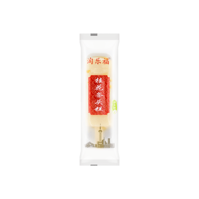 【江南名吃】淘乐福 桂花条头糕 绿豆味 单根入【桂花添加 糯唧唧糯米糕】