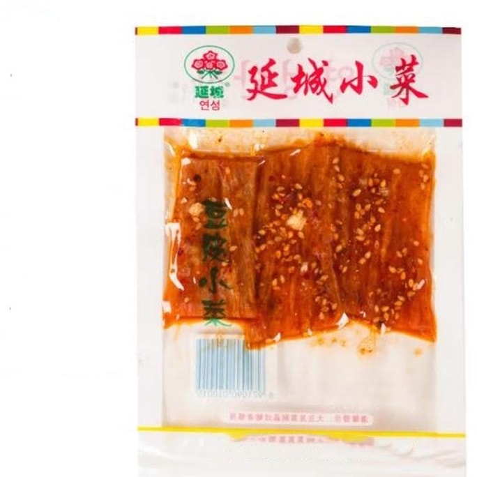 Korean Style Bean Skin Side Dish Sweet And Spicy Spicy Strips Nostalgic Snack Soy Products 15g*5 Bags [Yanji Flavor]