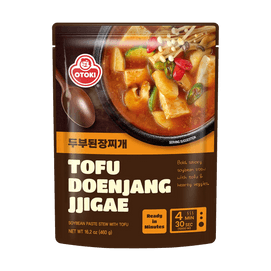 Tofu Doenjang Jjigae - Soybean Paste Stew With Tofu, 16.2 oz 【Microwave Instant Soup】【 Ready in Minutes】
