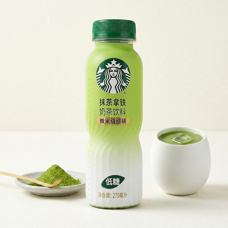 CN STARBUCKS 抹茶ラテ、低糖質ミルクティー、9.13液量オンス - Yami