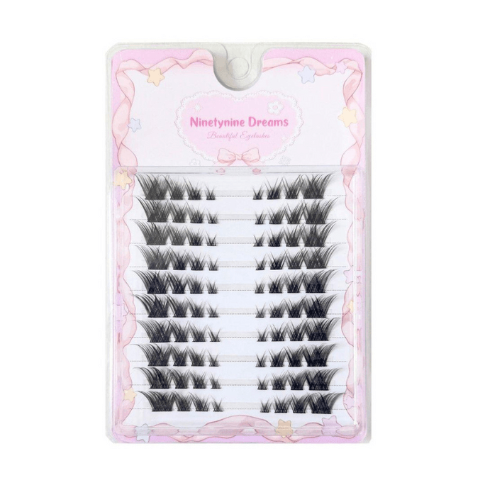Ninetynine Dreams 80PCs Foxy Lashes Clusters 6-12mm