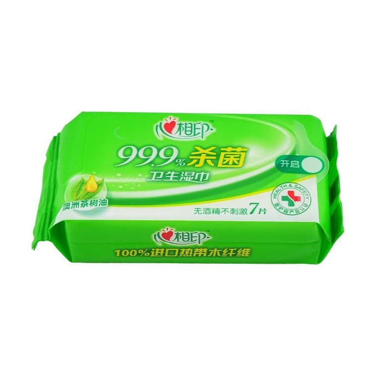 心相印 超迷你殺菌濕紙巾 濕紙巾 7片*8包*1提 4