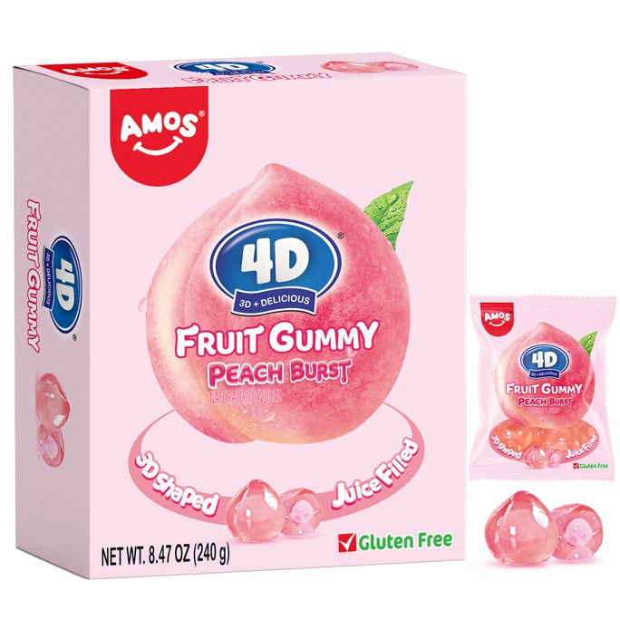 AMAX 4D ナチュラルピーチジュース シェアリングパック 240G