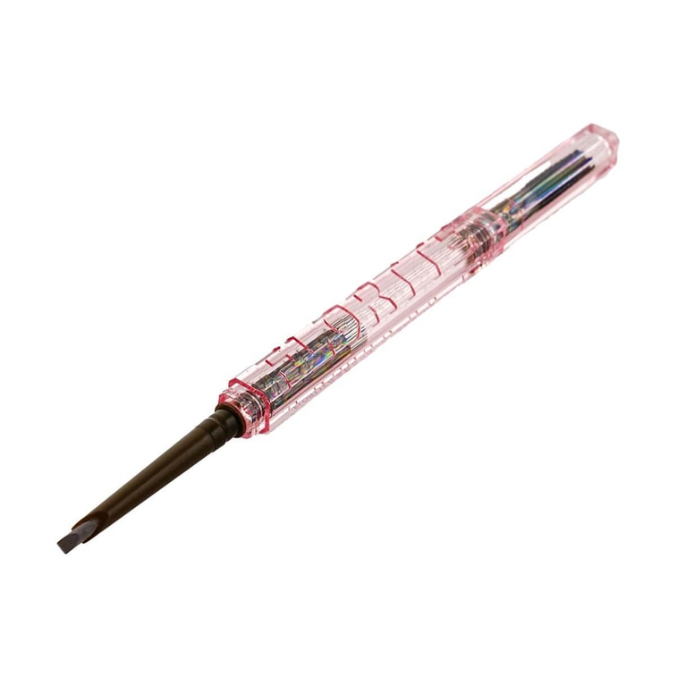 チゼルチップ パウダーブロウペンシル、ウォータープルーフ＆ロングラスティング、#03 スモーキーモカブラウン、ブラウン/アッシュブロンドヘア用 6