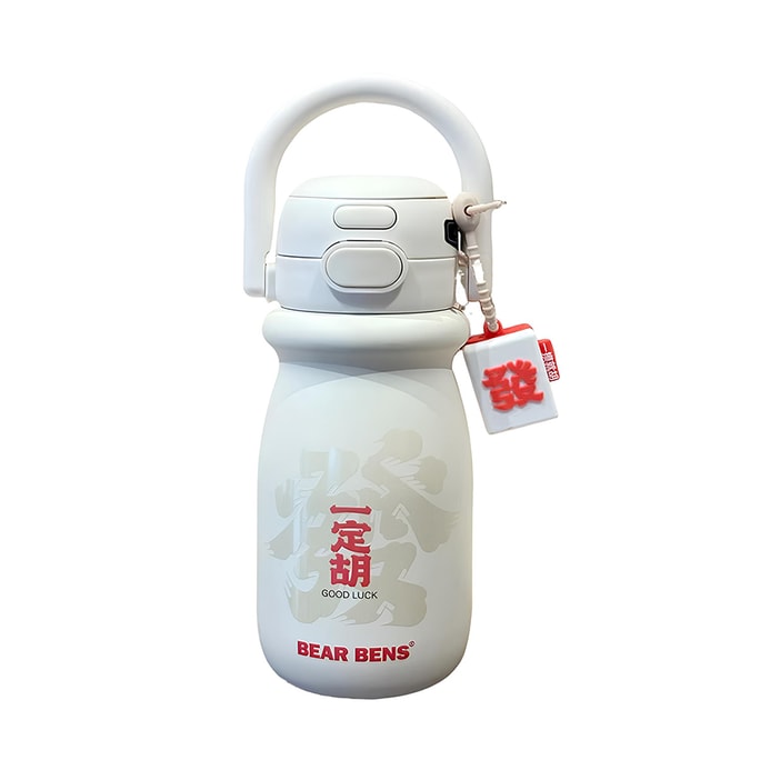 Stainless Steel Mahjong Water Bottle 550ml
