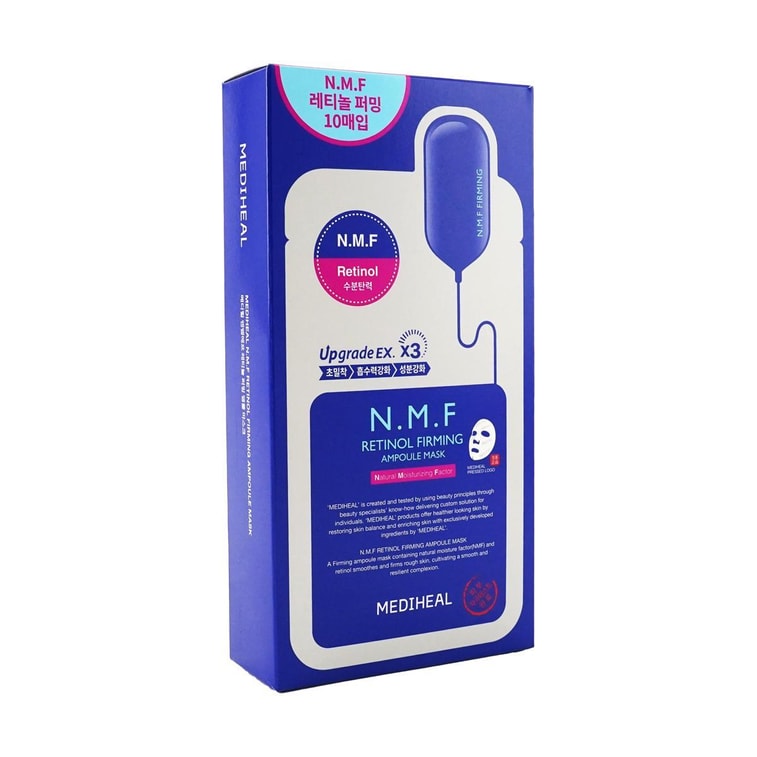 韩国MEDIHEAL美迪惠尔 NMF水库新升级水润面膜 27ml*20片入 #紧致弹力 饱满嘭弹不垮脸 密集补水保湿 视黄醇提拉弹性【超值装】 4