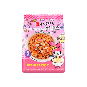 My Melody Scallion Sauce Dry Noodle, 16.75 oz