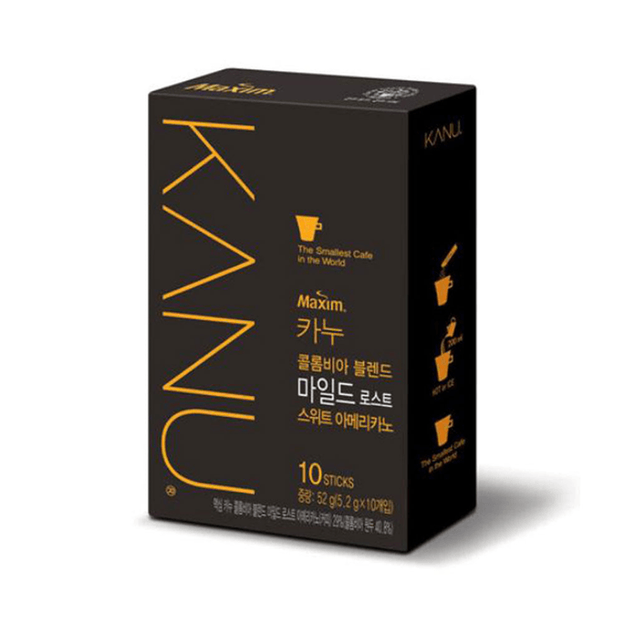 Maxim Kanu Mild Sweet Americano Coffee 10p