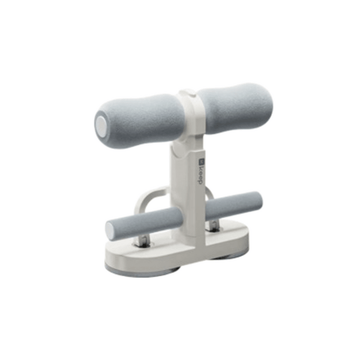 [중국 직배송] 윗몸일으키기 보조, 몸매 가꾸기, 허리 슬리밍, 복근 운동 기구, 흡착판 발 고정 장치 포함, 회색 (1개)