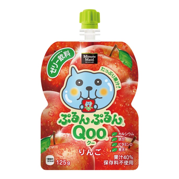 日本版可口可乐 美汁源 酷儿 吸吸果冻饮料 苹果味 125g