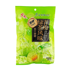 Fruit Juice Hard Candy Green Plum Tea Flavor, 2.82 oz