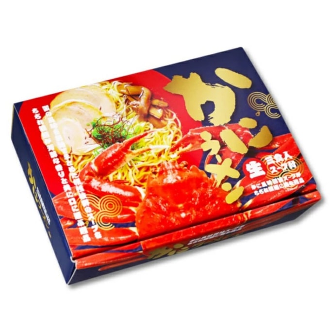 【日本直邮】 日本 久保田面业 名品拉面系列 螃蟹拉面 3人份