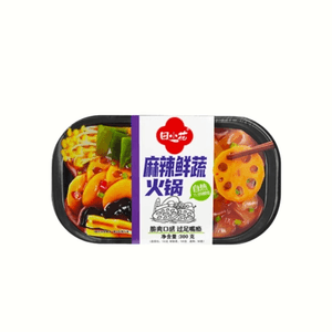 【中国直邮】 田小花 自热 麻辣 鲜蔬 火锅 免煮懒人速食火锅 300克*1盒