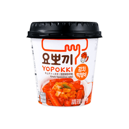 Korean Instant Tteokbokki Rice Cake Kimchi Flavor