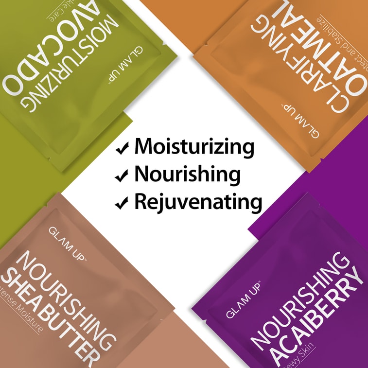 韓国 GLAM UP プレミアムマスク 12枚入り (12枚入り) 4