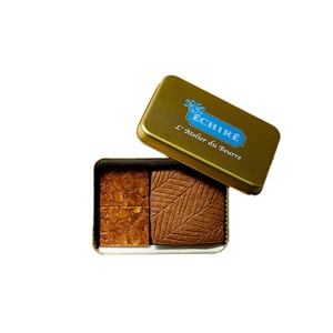 [일본 직배송] 아즈 아자부 다이 한정판 에르메스 버터 쿠키 기프트 박스 (골드 박스) - 과자 2종