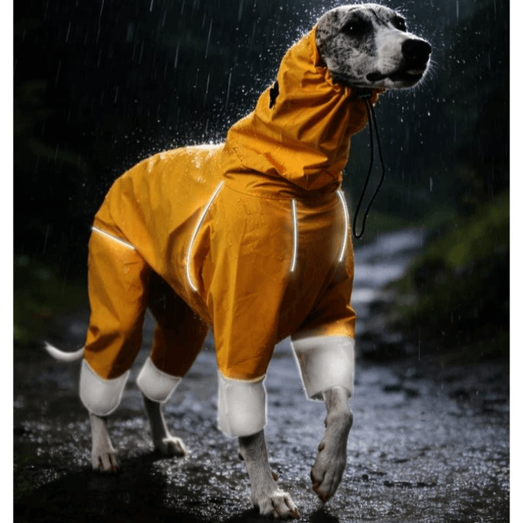 中国直送】 日本 TOUCHDOG 犬用レインコート 四脚防水 アウトドア用