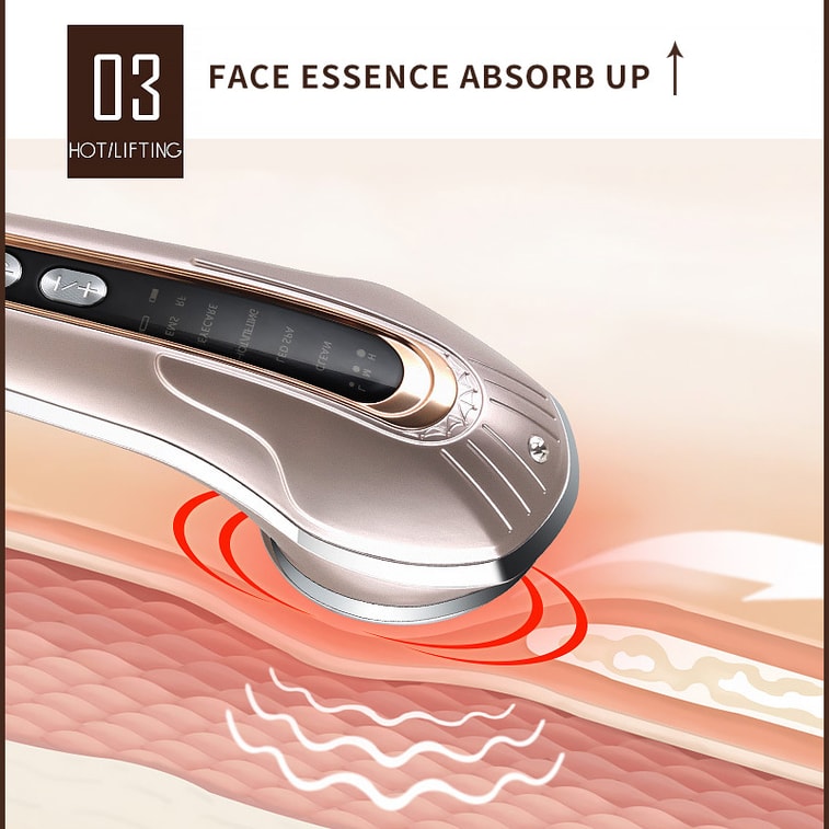 K·SKIN金稻 射頻美容儀臉部 紅綠紫光子嫩膚儀 提拉緊緻 淡化細紋臉部 導入美顏儀 KD9905 4