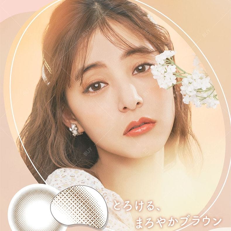 【日本美瞳/日本直郵】新木優子 EYE GENIC 月拋美瞳Moony Nude 裸棕色“棕色系”1片裝 度數-3.75(375) 預定3-5天 DIA:14.2mm | BC:8.6mm |