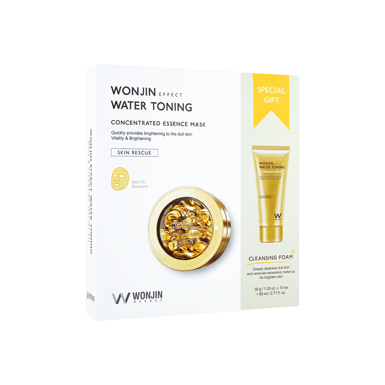 WONJIN EFFECT Water Toning Concentrated Essence Mask 10pcs - Yami.com
