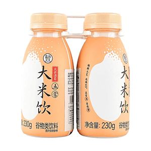 盒马 大米饮 230g*4瓶【配料干净】【健康谷物饮料】【营养早餐饮】