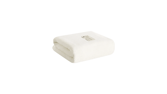 SANLI Bath Towel Pure Cotton Antibacterial White 