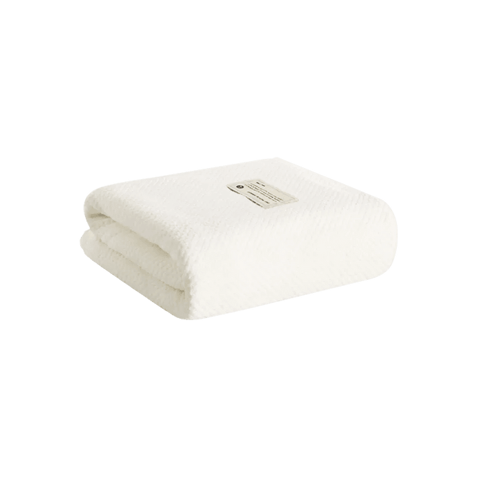 Bath Towel Pure Cotton Antibacterial White