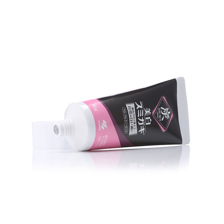 日本直邮 小林制药kobayashi 深层美白清洁牙齿改善口臭美白炭牙膏90g 亚米