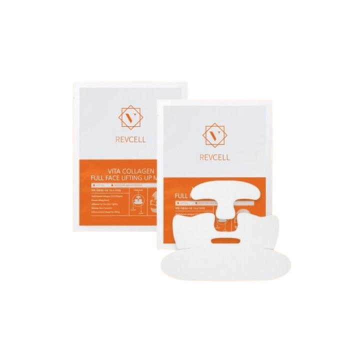 Revcell Vita Collagen Full Face Lifting Up Mask 1 BOX (5 Sheets)