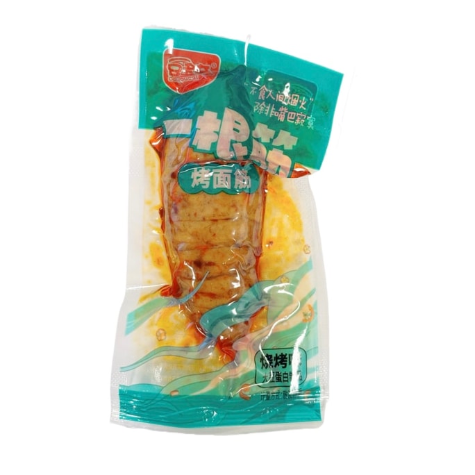  豆多奇 一根筋 烤面筋 烧烤味【散装称重】300g