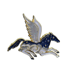 【中国直邮】 中国国家博物馆 国家博物馆 国家博物馆 国家博物馆 以梦为马胸针徽章精致礼物 42.5*40mm