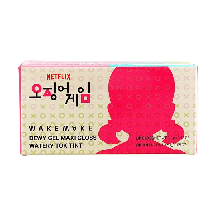 듀이 젤 맥시 글로스, #15 솔리드 블러드 + 워터리 톡 틴트 미니 #7 블러디 팝【넷플릭스 오징어 게임: 한정판】 12