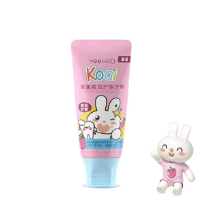 Baby and children's dental toothpaste with strawberry flavor 50g per tube