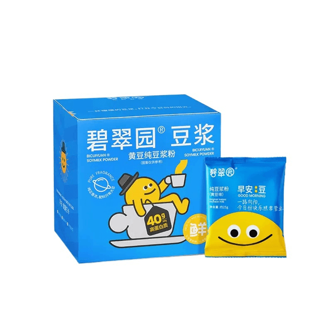 【中國直郵】碧翠園純豆漿粉無糖精原味純黃豆200g*1盒裝