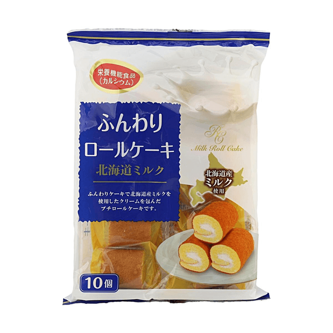 北海道ミルクロールケーキ 5.0 oz 10個