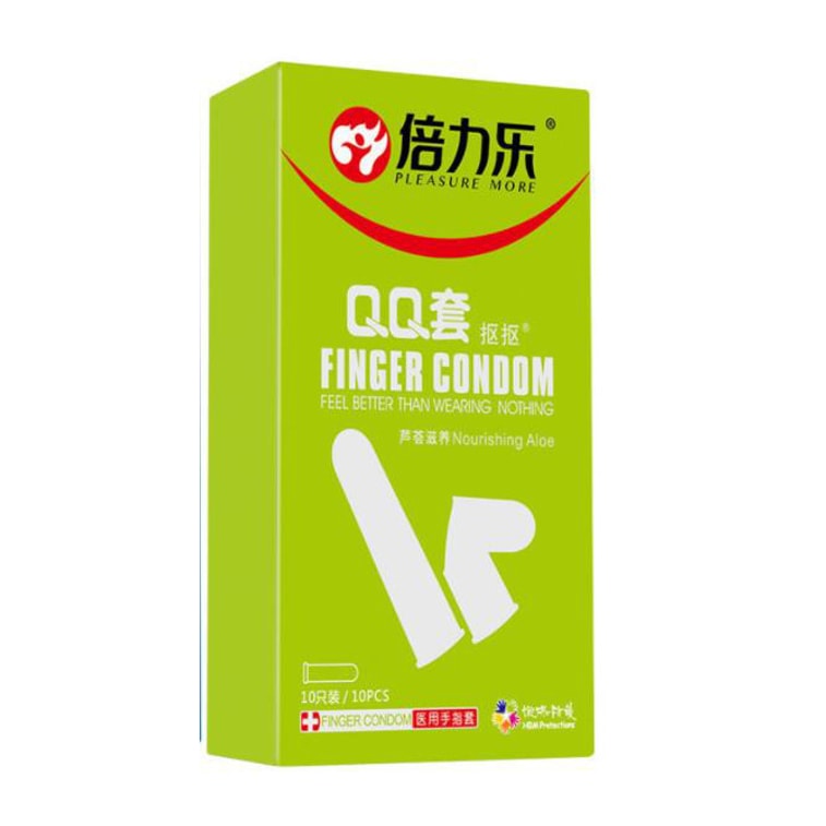 New Finger Sleeves Aloe Vera Nourishing Couple Sex Toys Pack of 10 3