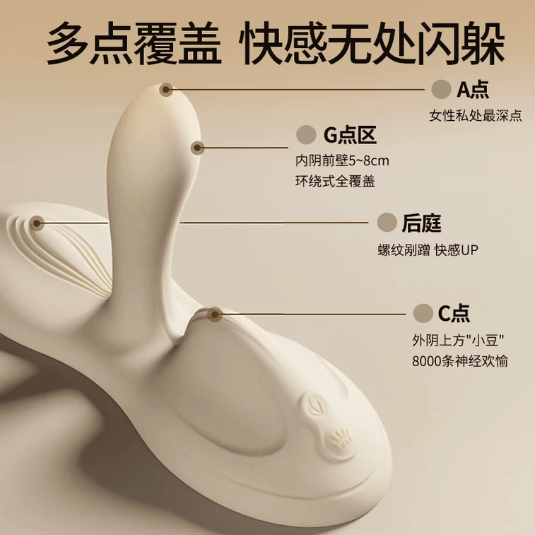 FLORA massage vibrator cannon machine sex toy female lying on bed masturbator female adult sex products 1 pack 1
