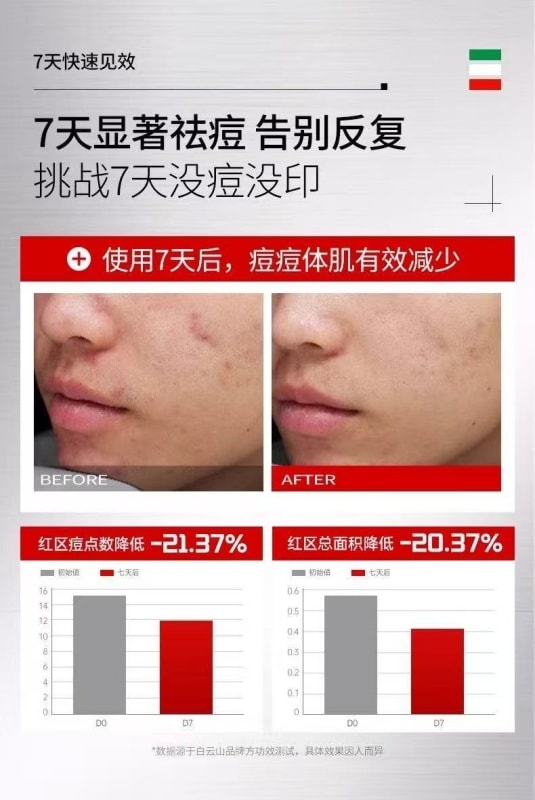 广药白云山 [直邮] 白云山 壬二酸清痘祛痘膏15g