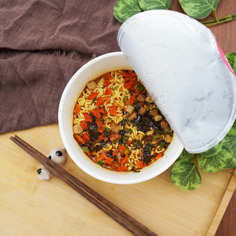 1 Box, 10 Cups, Instant Noodles Snack Multi-Flavor Set, 2 Cups/1 Flavor, 5 Flavors 38.16oz 3