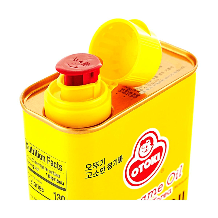 프리미엄 볶은 참기름, 캔, 16.9 fl oz 9