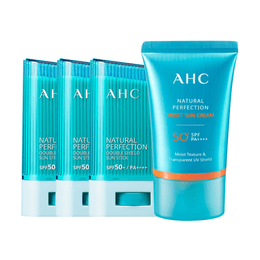 AHC Double Shield Sun Stick SPF50+ PA++++ 14g X 3p + Sun Cream 50ml Set