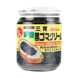 Black Sesame Spread 6.7oz 【High Calcium & Iron】【Honey Flavored】【Smooth Texture】